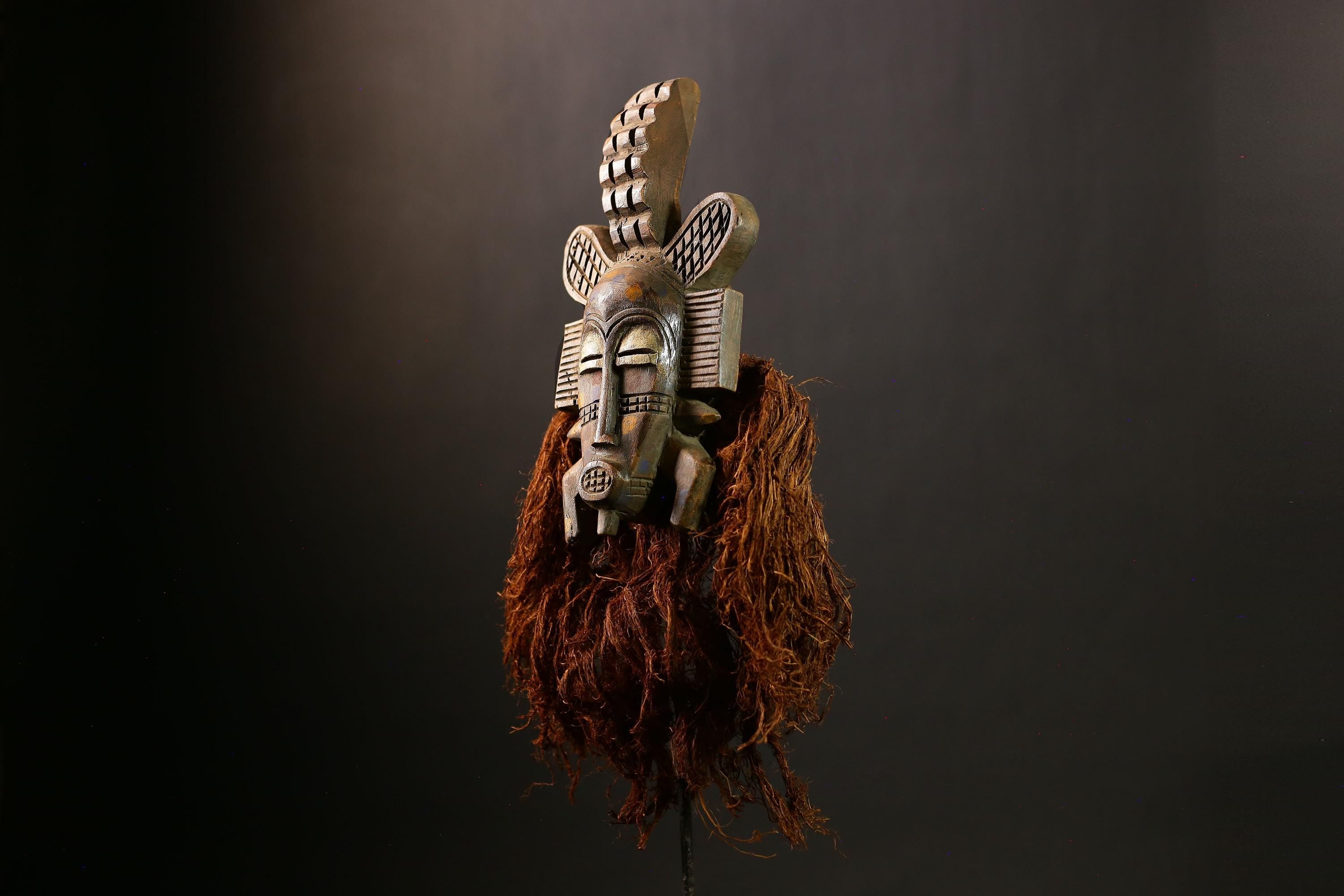 African Senufo Mask | Unique Handcrafted Tribal Wall Art | Home Decor Gift | Artisan Wall Accent | Cultural Decor Piece-G4424