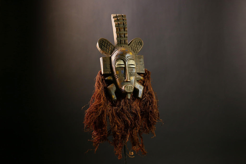 African Senufo Mask | Unique Handcrafted Tribal Wall Art | Home Decor Gift | Artisan Wall Accent | Cultural Decor Piece-G4424
