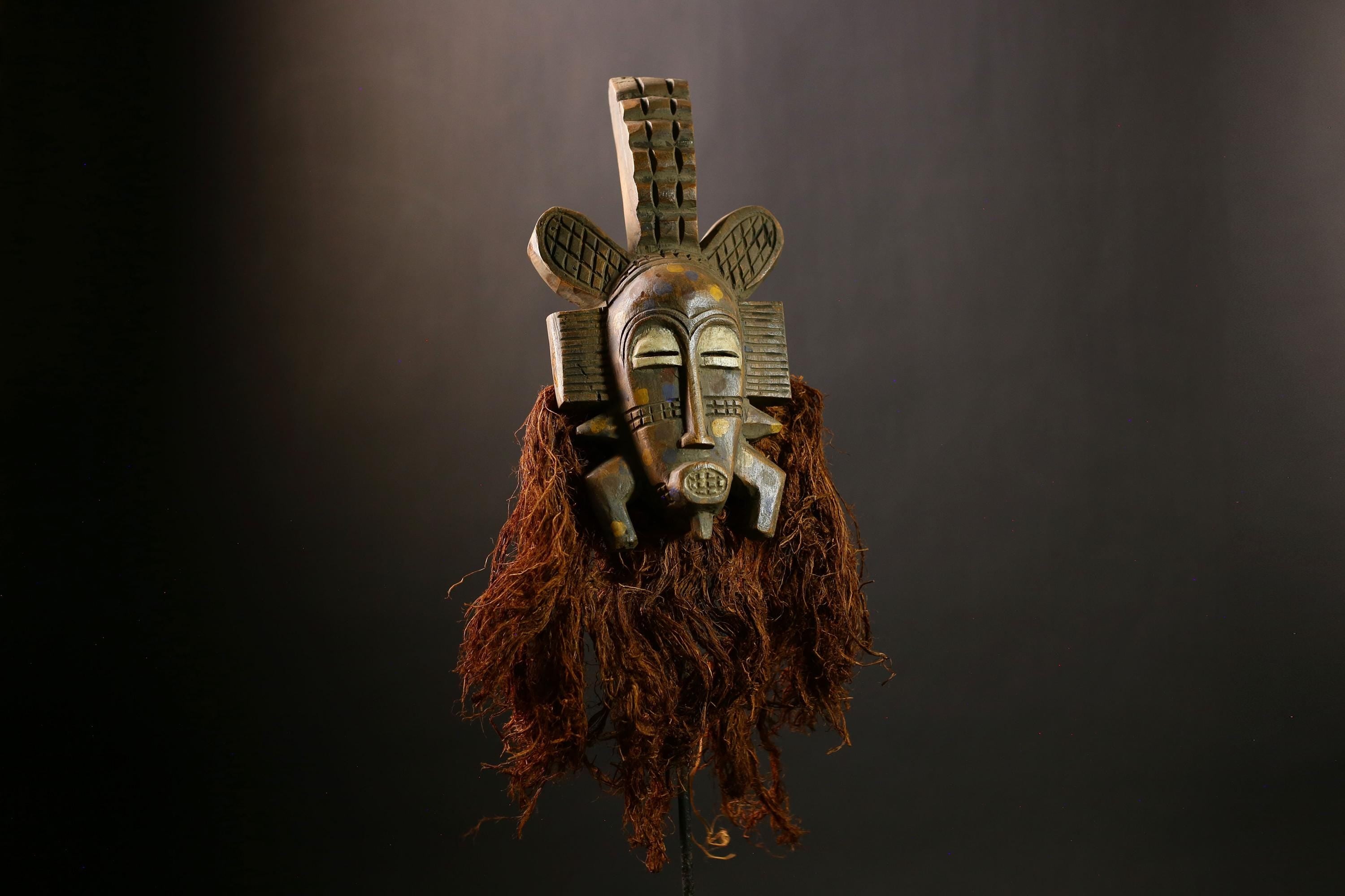 African Senufo Mask | Unique Handcrafted Tribal Wall Art | Home Decor Gift | Artisan Wall Accent | Cultural Decor Piece-G4424