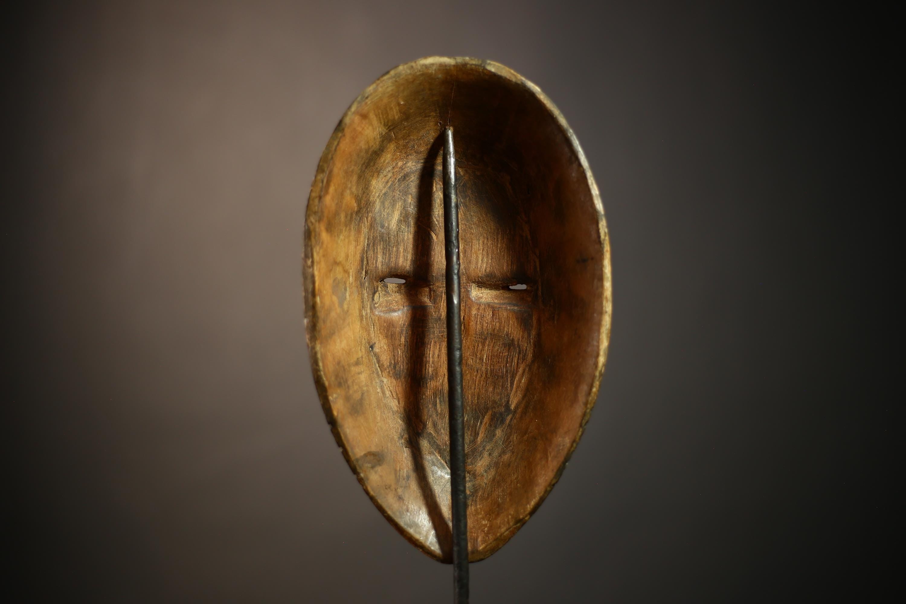 African Carved Tribal DAN Mask Wall Art Decor Unique Home Accent Piece | Authentic Tribal Decor | Wall Hanging Mask Art-G4611