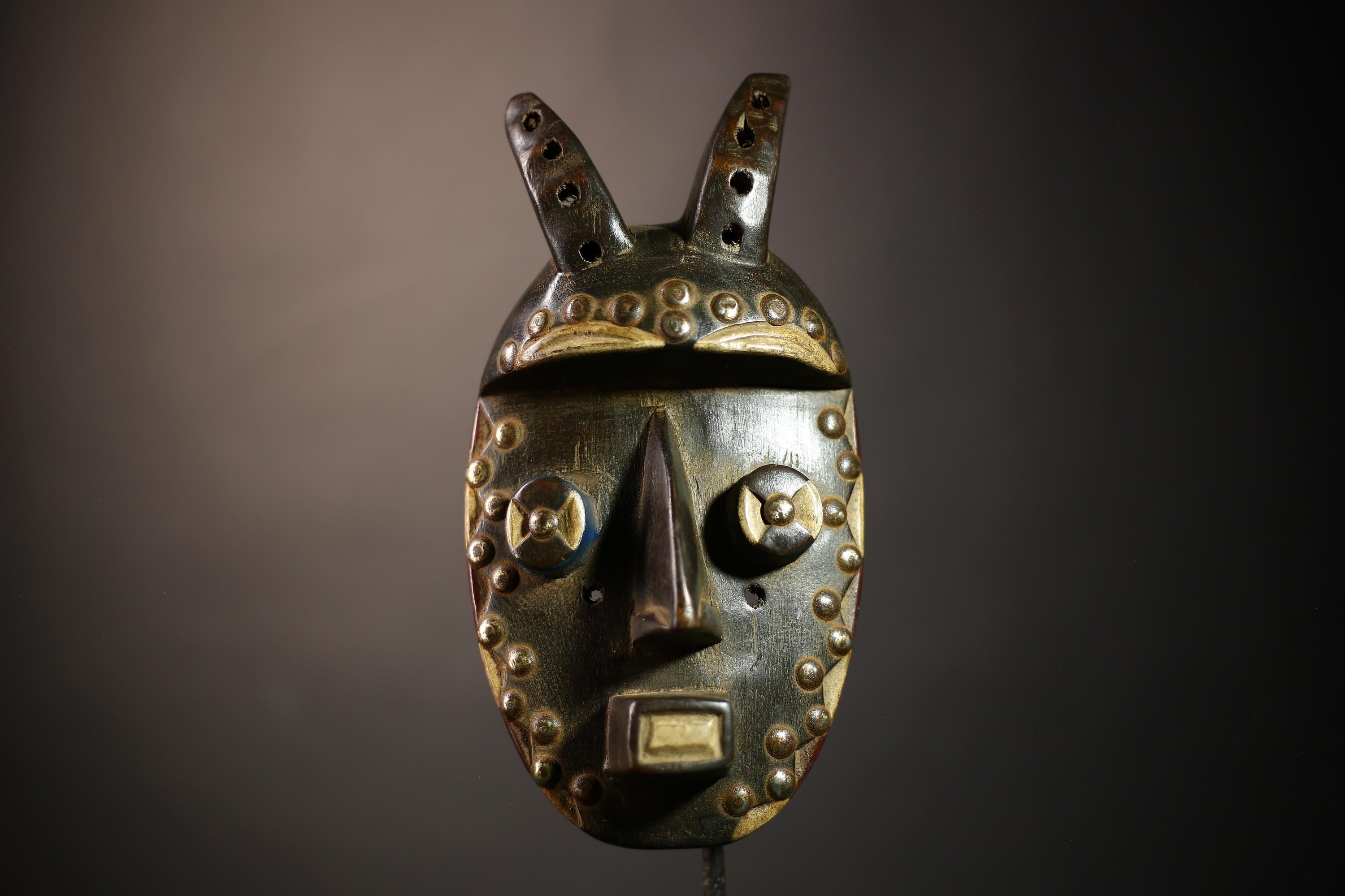 African Grebo Mask | Hand Carved Decor | Tribal Art for Wall | Cultural Wood Sculpture | Unique Collectors Item Display-G4650