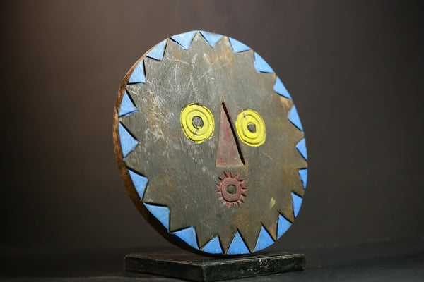 African Art Komungo Mask | Spitting Fire Mask | Unique Home Decor Accent | Handcrafted Wooden Tribal Mask | Ethnic Wall Decor-G1222