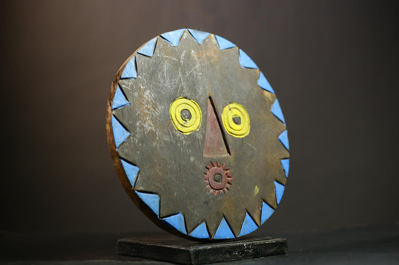 African Art Komungo Mask | Spitting Fire Mask | Unique Home Decor Accent | Handcrafted Wooden Tribal Mask | Ethnic Wall Decor-G1222