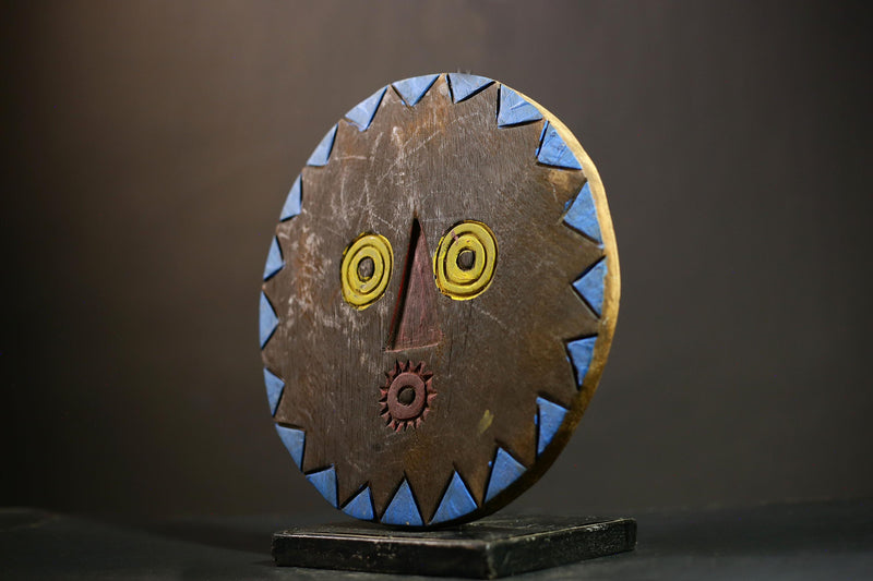 African Art Komungo Mask | Spitting Fire Mask | Unique Home Decor Accent | Handcrafted Wooden Tribal Mask | Ethnic Wall Decor-G1222