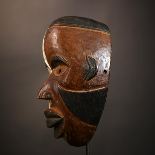 African Tribal Mask | Antique Igbo Wood Art | Unique Home Decor | Handcrafted Wall Hanging | Cultural Accent Piece | Ethnic Design-G4671