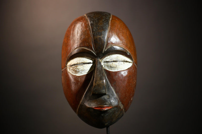 African Mask | Handcrafted Tribal Wood Art | Antique Igbo Decor | Unique Wall Hanging | Ethnic Art Piece | Cultural Home Accent-G4672