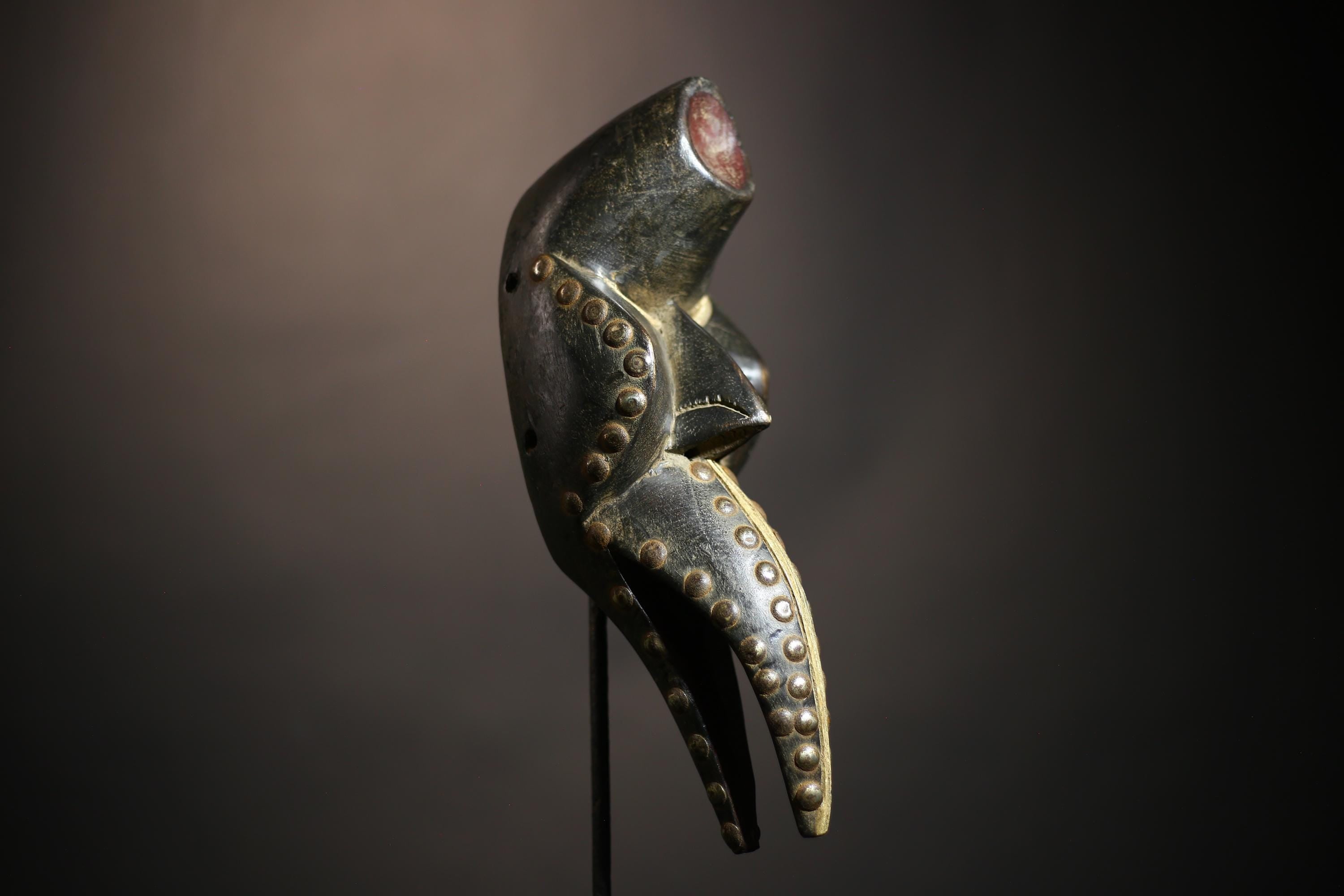 African Dan Bird Mask | Antique Wooden | Unique Decor Piece | Liberian Tribal Accent | Handcrafted Wall Hanging | Cultural Heritage-G4674