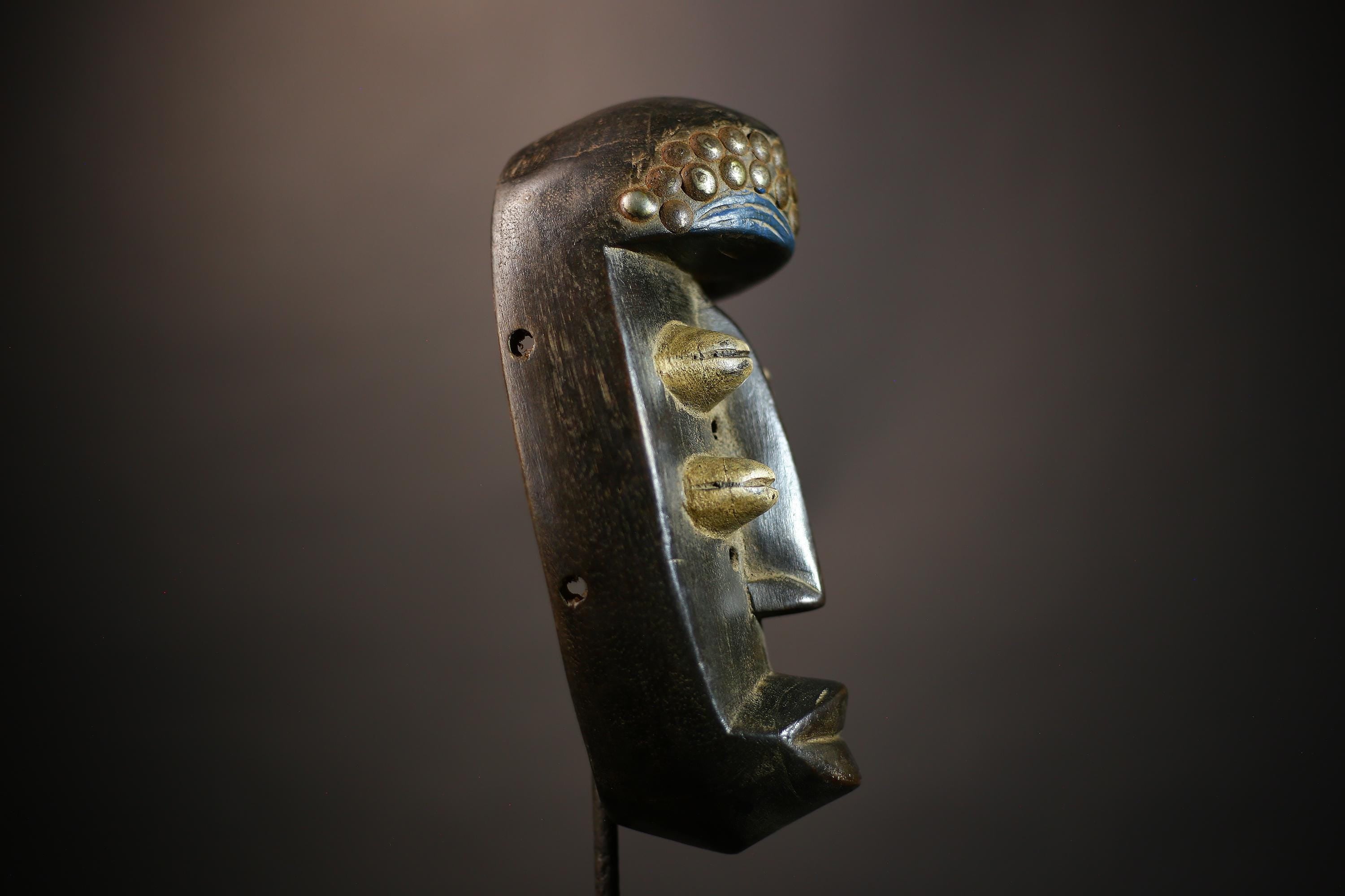 African Grebo Mask | Hand Carved Wooden Art | Unique Tribal Decor | Wall Hanging | Artisan Home Accent | Cultural Heritage Piece-G4675