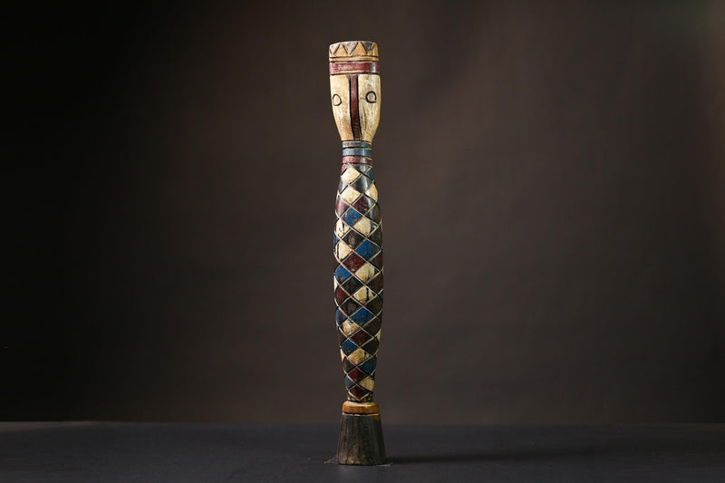 African Tribal Bobo | Vintage Wall Art | Decorative Mask Piece | Ceremonial Serpent | Ethnic Home Decor | Unique Cultural Art-G1666