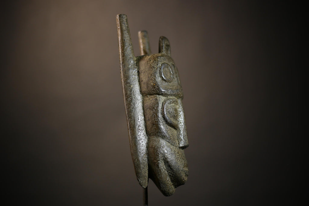 African Kuba Lele Mask | Hand Carved Tribal Art | Authentic Wall Decor | Unique Cultural Design | Ethnic Home Accent | Collectible-G4688