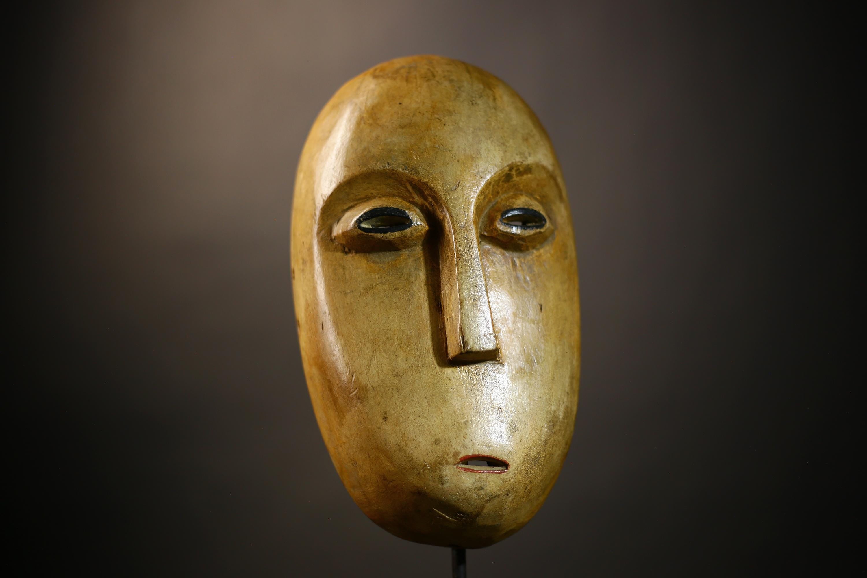 African Antique Lega Mask | Handcrafted Tribal Face Art | Unique Vintage Decor Piece | Authentic African Home Accent-G4702