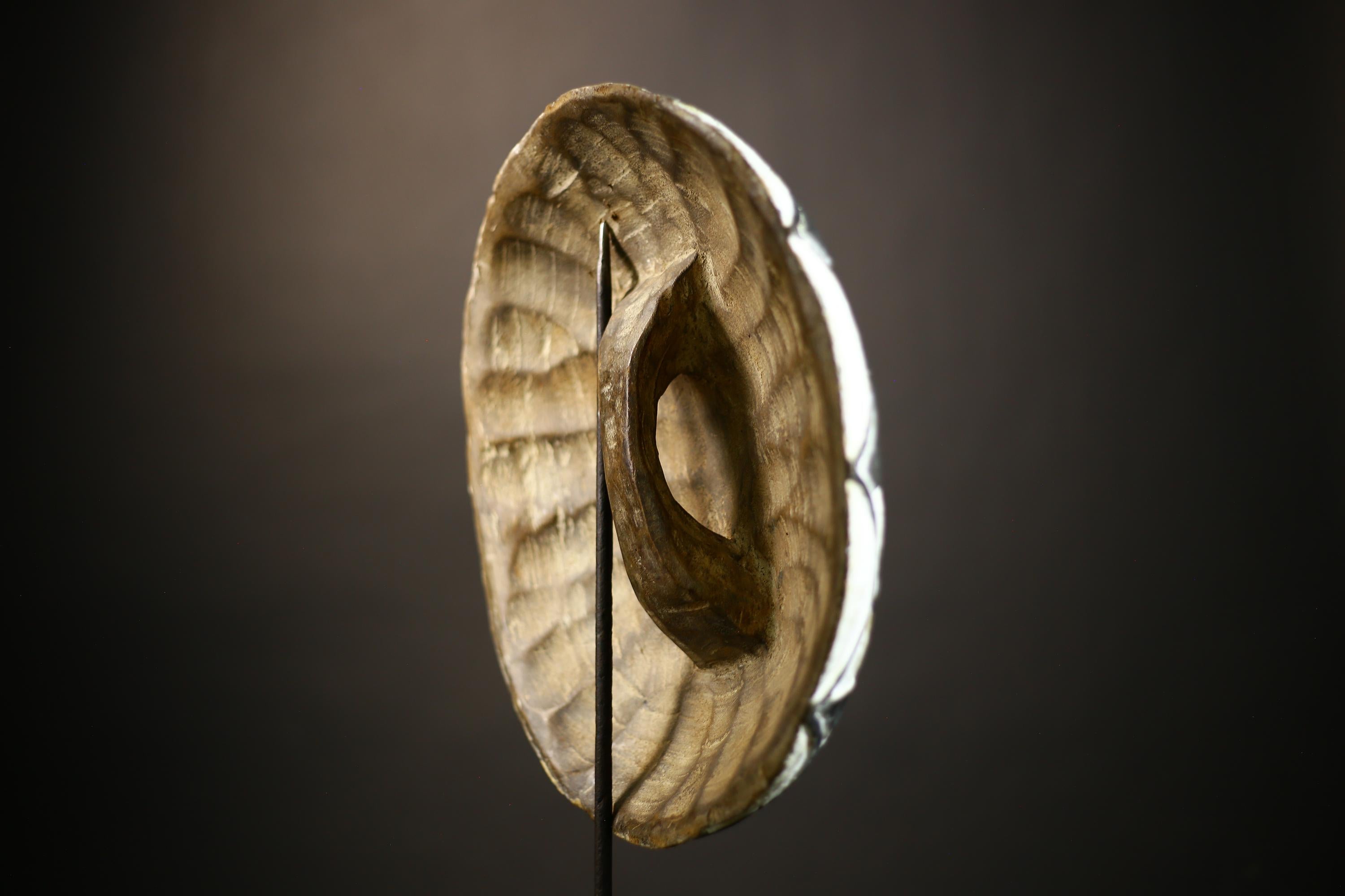 African Antique Wooden Shields | Vintage Bamileke Art | Unique Cultural Decor Piece | Authentic Home Display Accent-G4701