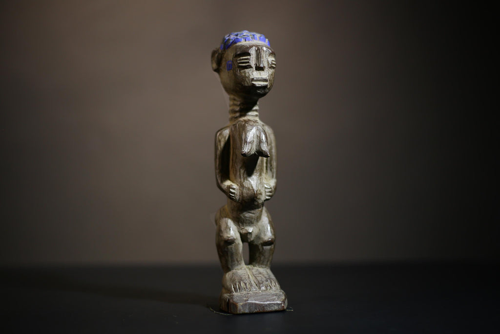 African Carved Ibeji Sculpture | Yoruba Figure Nigeria | Unique Tribal Decor | Handmade Wooden Art | Cultural Collectible Item-G4707
