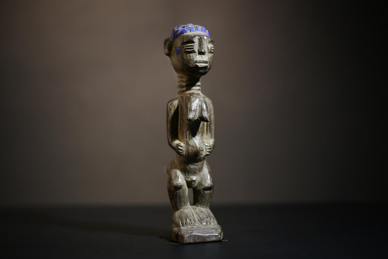 African Carved Ibeji Sculpture | Yoruba Figure Nigeria | Unique Tribal Decor | Handmade Wooden Art | Cultural Collectible Item-G4707