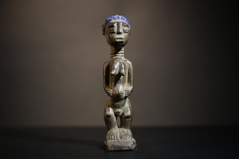 African Carved Ibeji Sculpture | Yoruba Figure Nigeria | Unique Tribal Decor | Handmade Wooden Art | Cultural Collectible Item-G4707