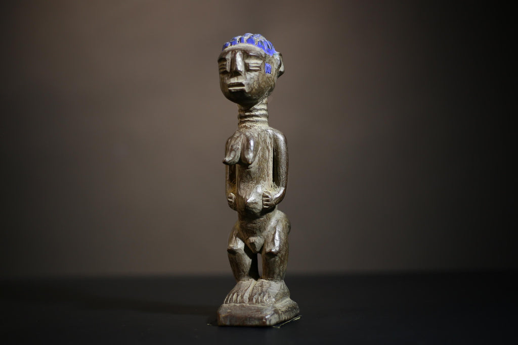 African Carved Ibeji Sculpture | Yoruba Figure Nigeria | Unique Tribal Decor | Handmade Wooden Art | Cultural Collectible Item-G4707