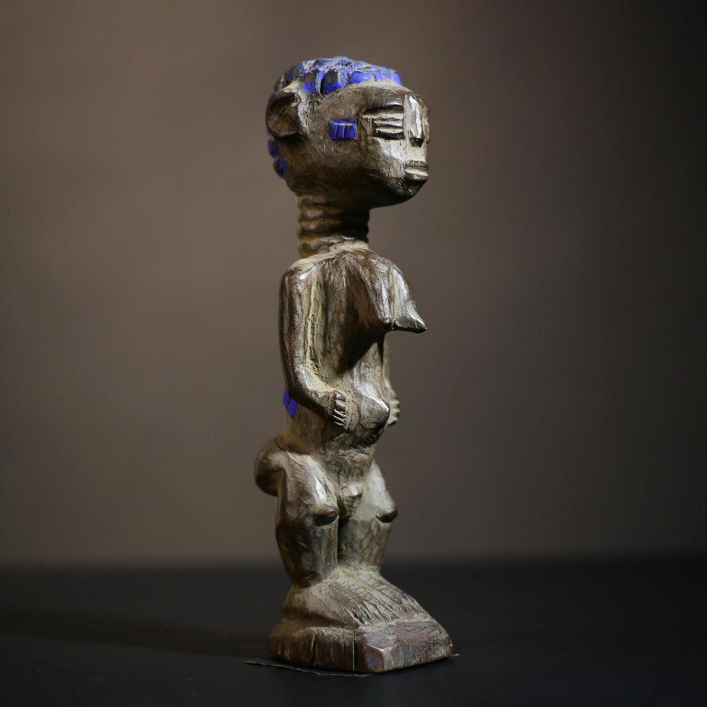 African Carved Ibeji Sculpture | Yoruba Figure Nigeria | Unique Tribal Decor | Handmade Wooden Art | Cultural Collectible Item-G4707