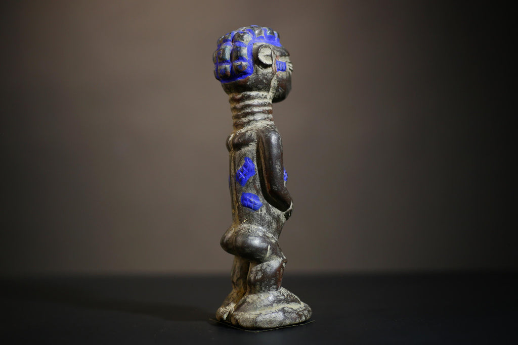 African Ibeji Yoruba Sculpture | Carved Wooden Figure Nigeria | Unique Tribal Art | Cultural Home Decor | Collectible Handmade Piece-G4706