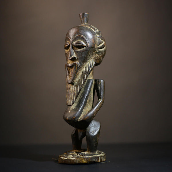 African Bembe Ancestor Sculpture | Congo Zambia Wooden Art | Unique Tribal Decor | Handcrafted Figure | Authentic Cultural Piece-G4705