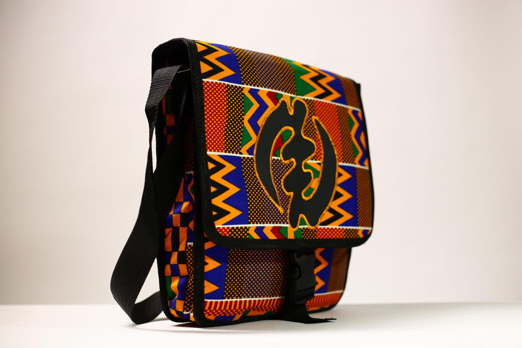 African Print Backpack | Lightweight School Bag | College Travel Daypack | Stylish Teen Bookbag-G4489