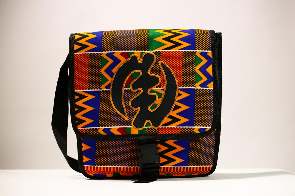 African Print Backpack | Lightweight School Bag | College Travel Daypack | Stylish Teen Bookbag-G4489