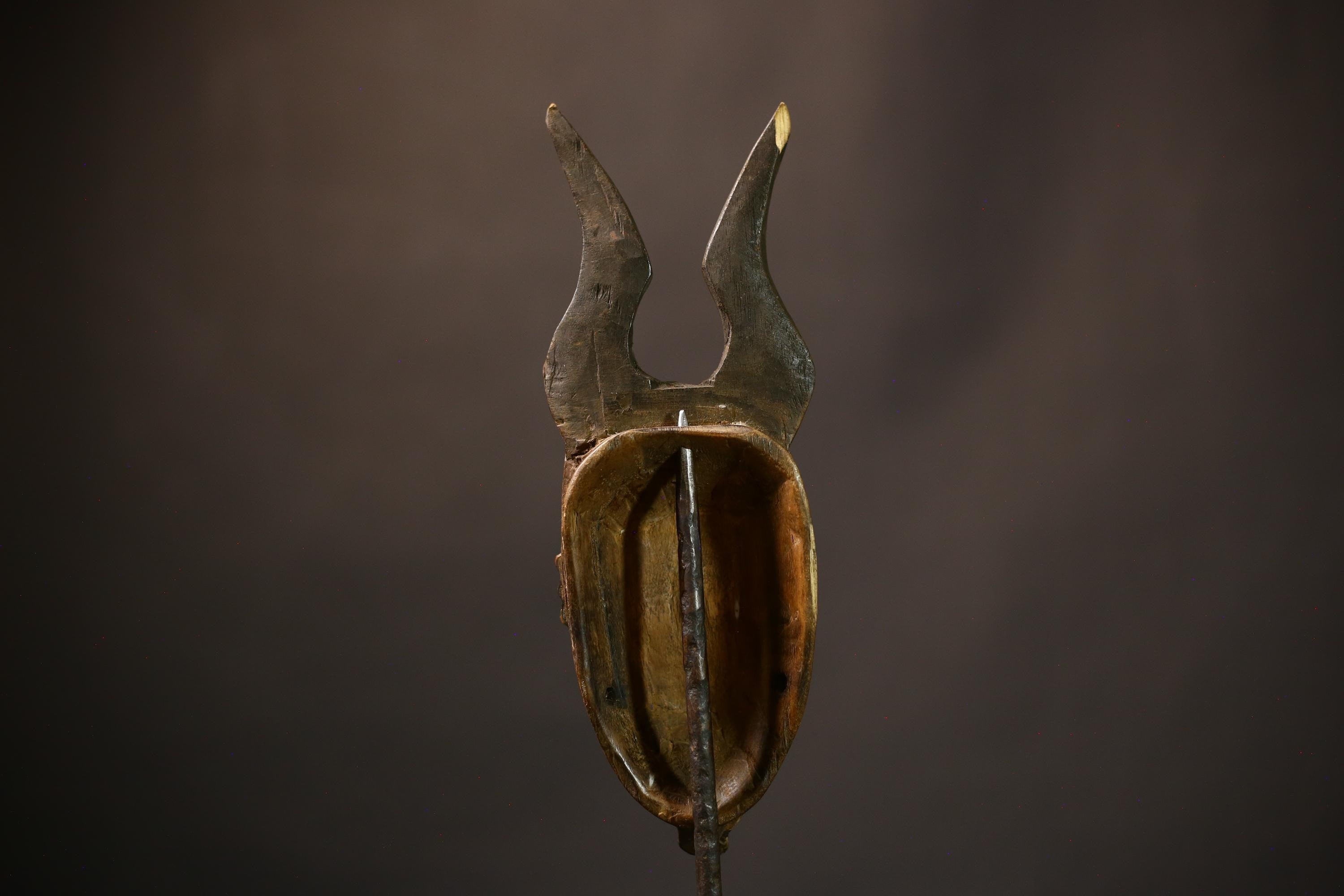 African Vintage Baule Mask Tribal Wood Wall Art The Guro Tribe | Unique Ethnic Decor | Handmade Artisan Piece | Cultural Wall Hanging-9258