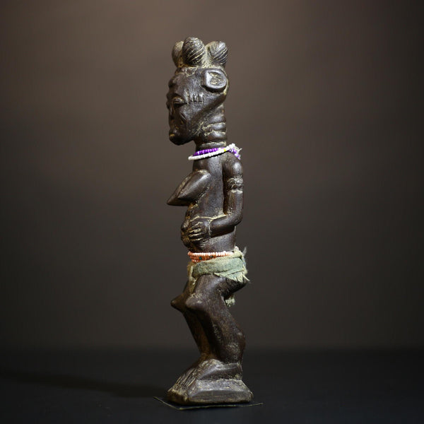 African Koulango Statue | Burkina Faso Wood Art | Hand Carved Traditions | Unique Tribal Decor | Ethnic Home Accessories-G4716