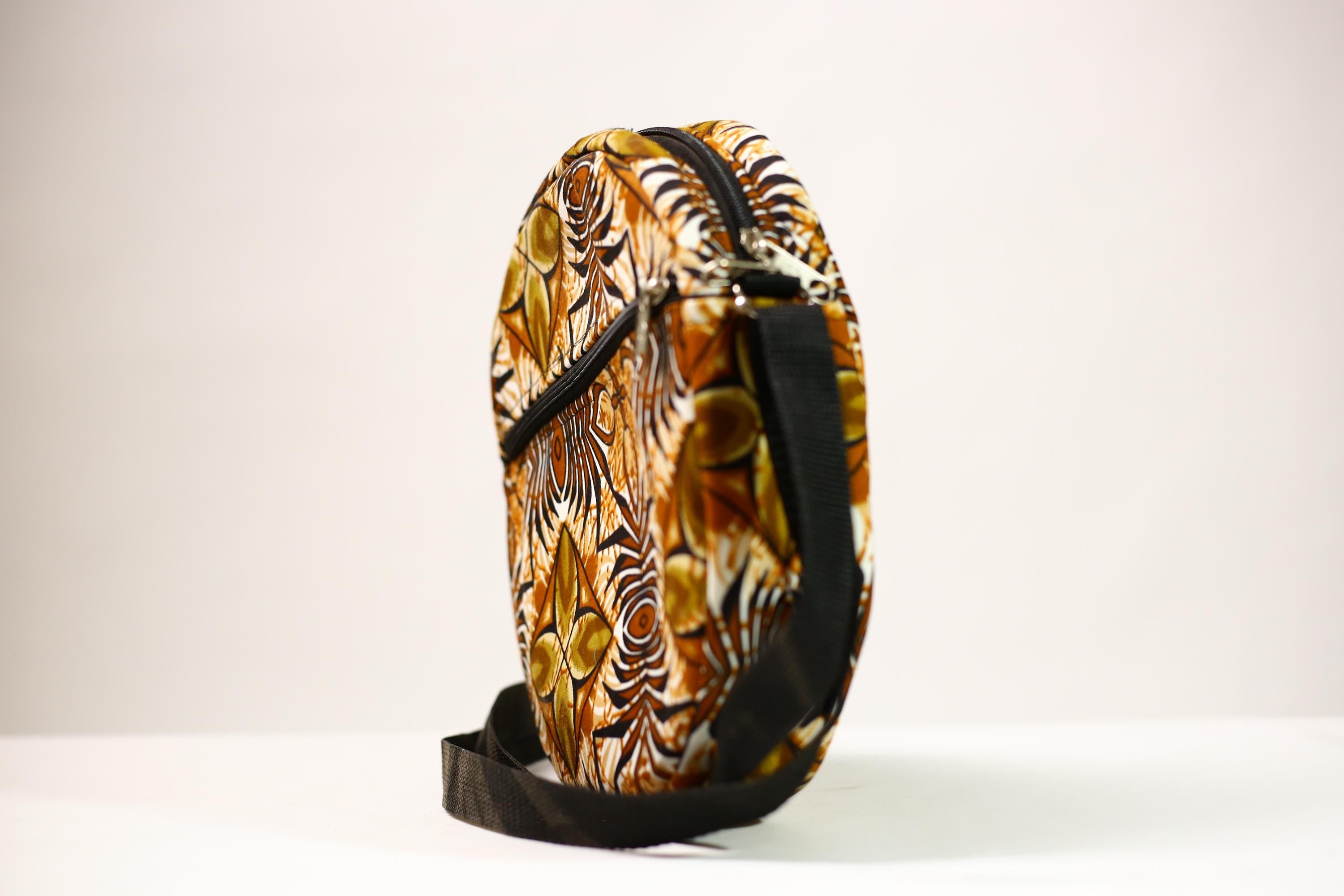 African Unique Backpack Handcrafted Travel Daypack Stylish College Bag | Ethnic Print Lightweight Bookbag for Students -G4519