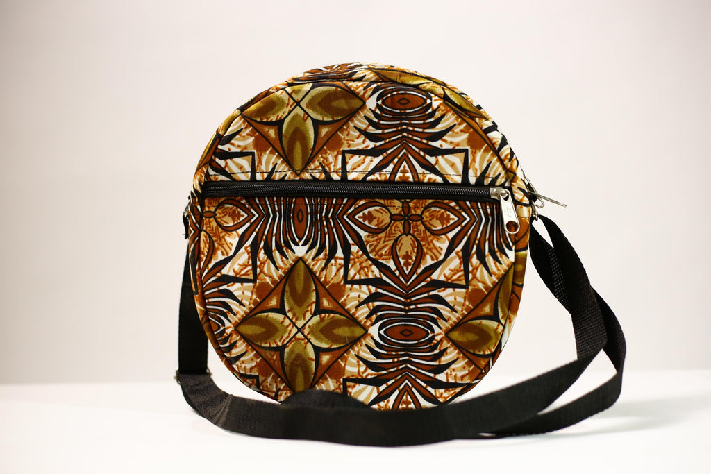 African Unique Backpack Handcrafted Travel Daypack Stylish College Bag | Ethnic Print Lightweight Bookbag for Students -G4519