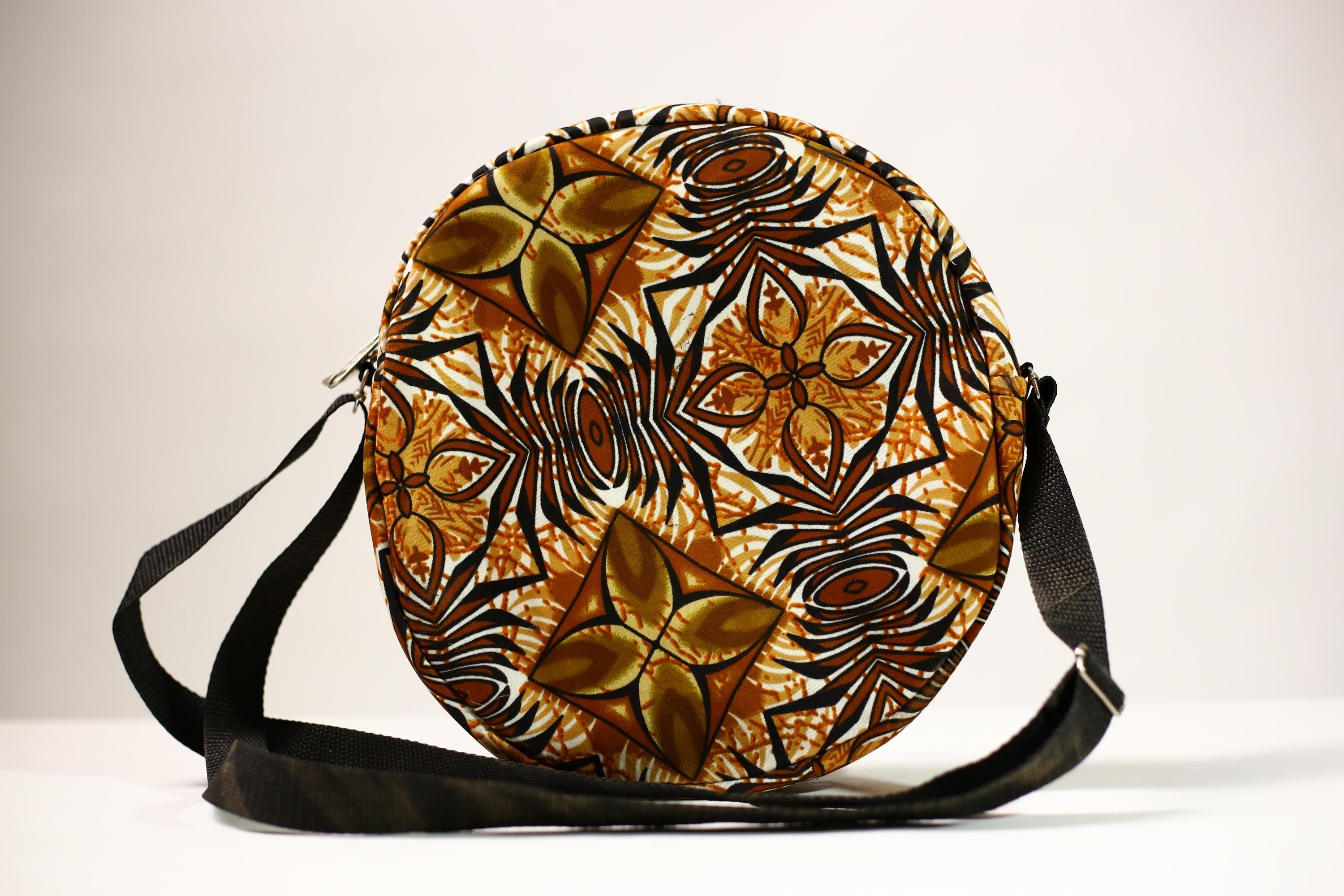 African Unique Backpack Handcrafted Travel Daypack Stylish College Bag | Ethnic Print Lightweight Bookbag for Students -G4519
