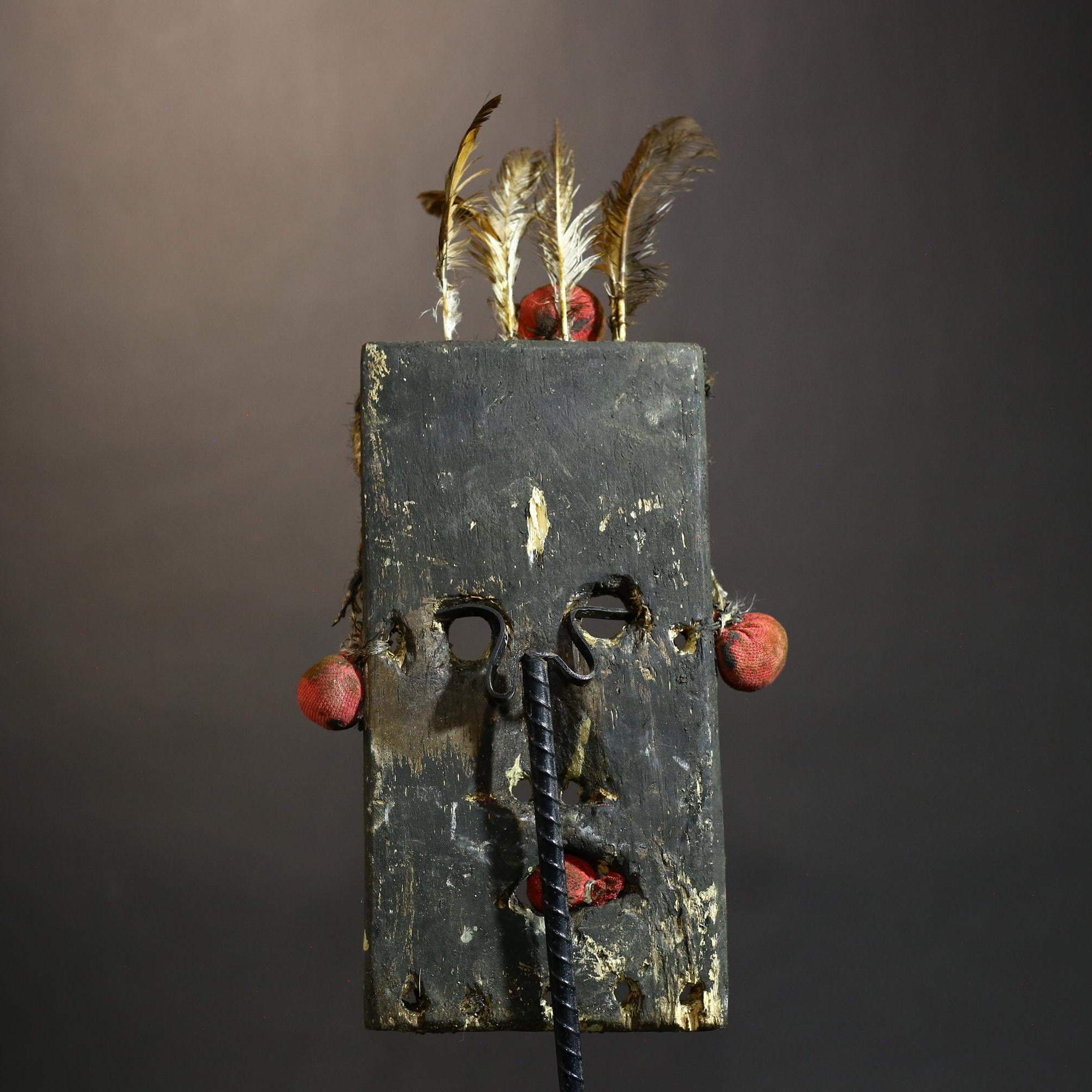African Kple Kple Mask | Hand Carved Wall Hanging | Tribal Art Goli Decor | Unique Ethnic Home Decor for Collectors and Art Lovers-G1447