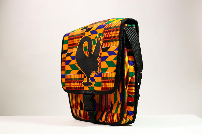 African Kanta Backpack | Unique Travel Daypack | Lightweight Bookbag | Eco-Friendly Bag | Stylish and Functional Backpack -G4531