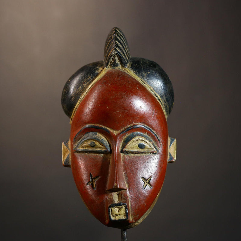 African Handmade Guro Protector Mask Antique Folk Art Wall Hanging Decor Piece | Unique Tribal Decor | Collectible Art-8495