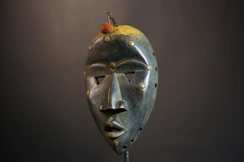 African Mask Art | Handcrafted Dan Mask | Home Decor Cultural Wall Display | Unique Ethnic Art | Artisan Wood Mask | Traditional Decor-7291