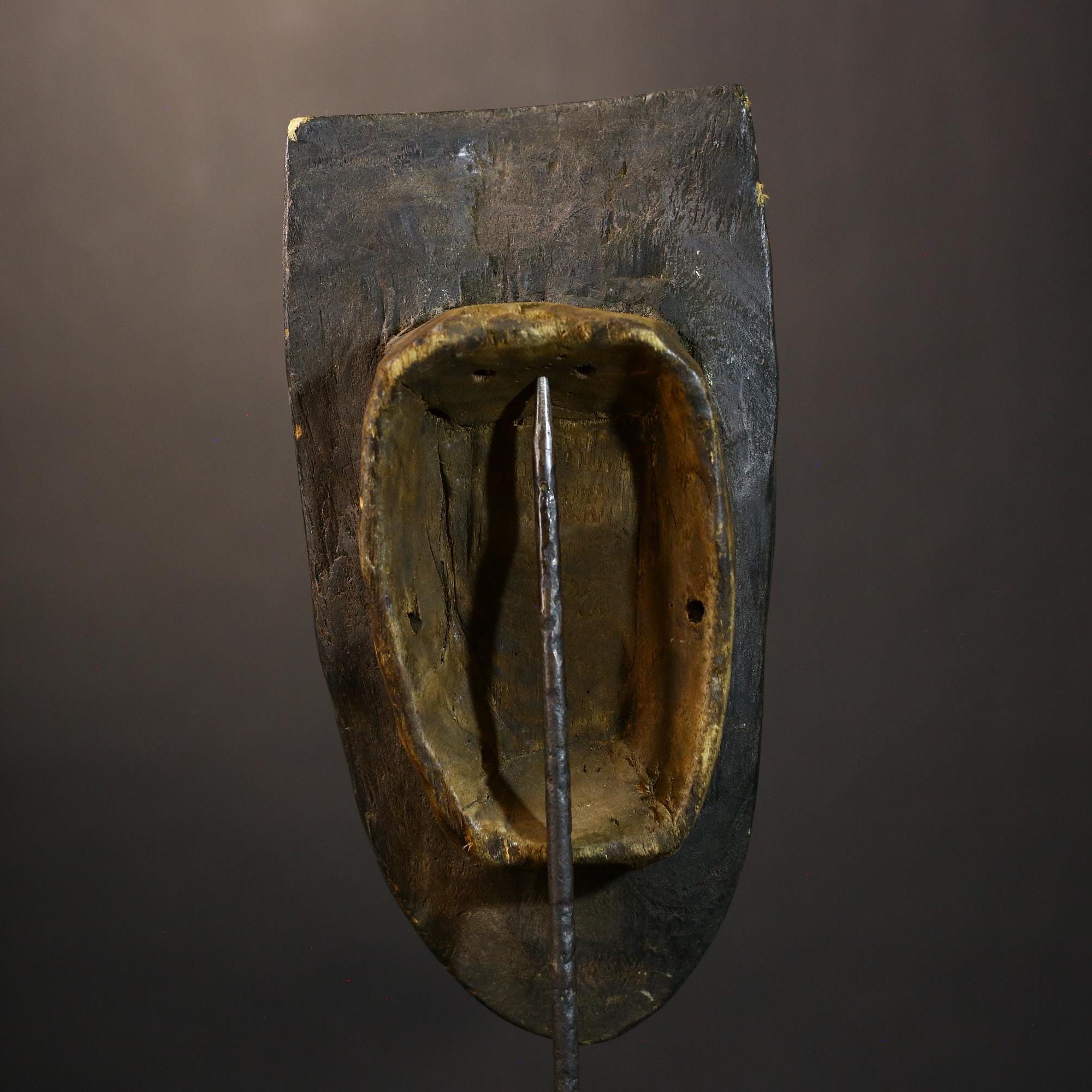 African Tribal Grebo Mask | Hand Carved Wall Art | Vintage African Face Sculpture | African Art Decor | Authentic African Mask | Art -4587