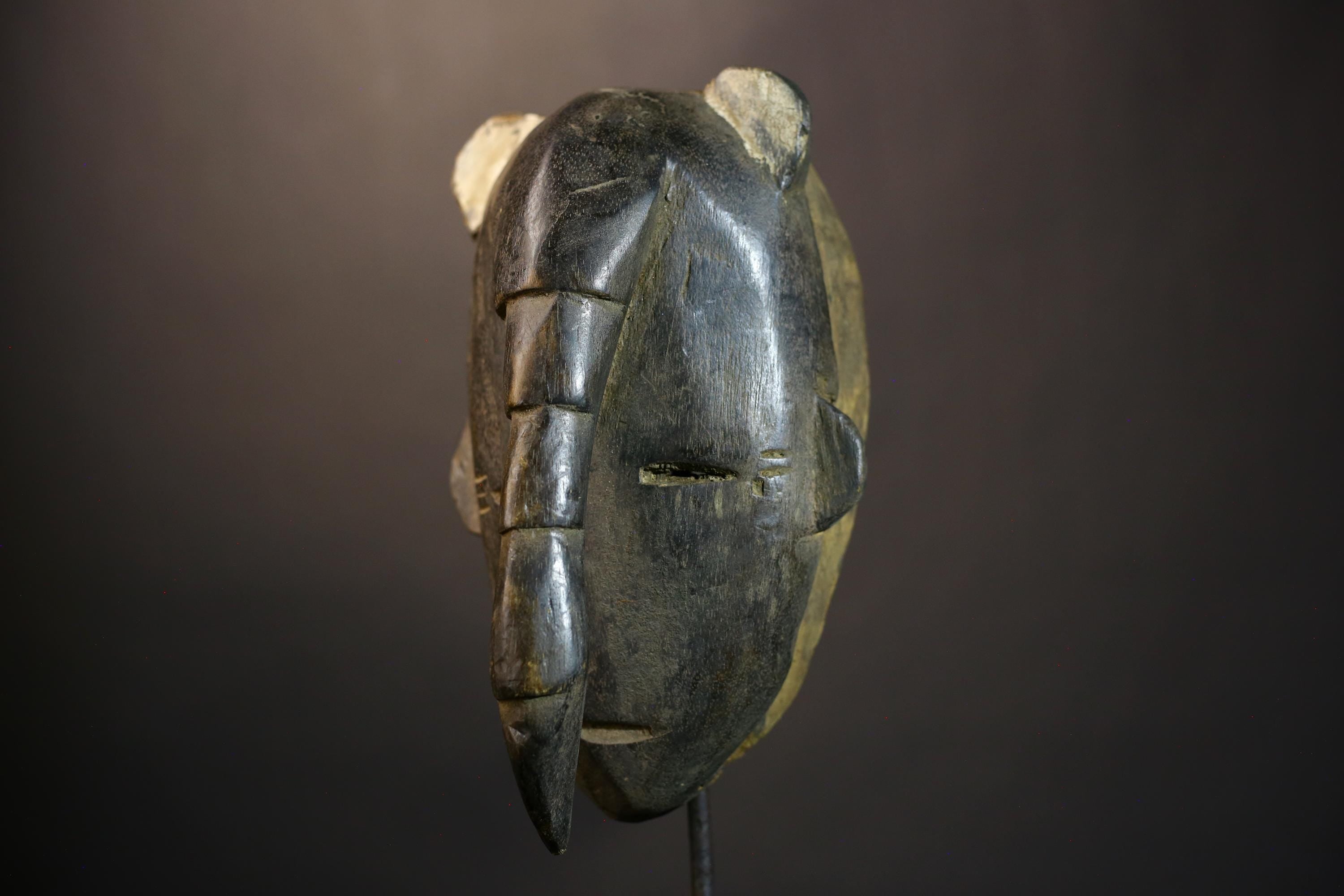 African Elephant Mask | Hand Carved Wooden Art | Unique Tribal Design | Authentic Wall Decor | Cultural African Craft | Exquisite Home -8226