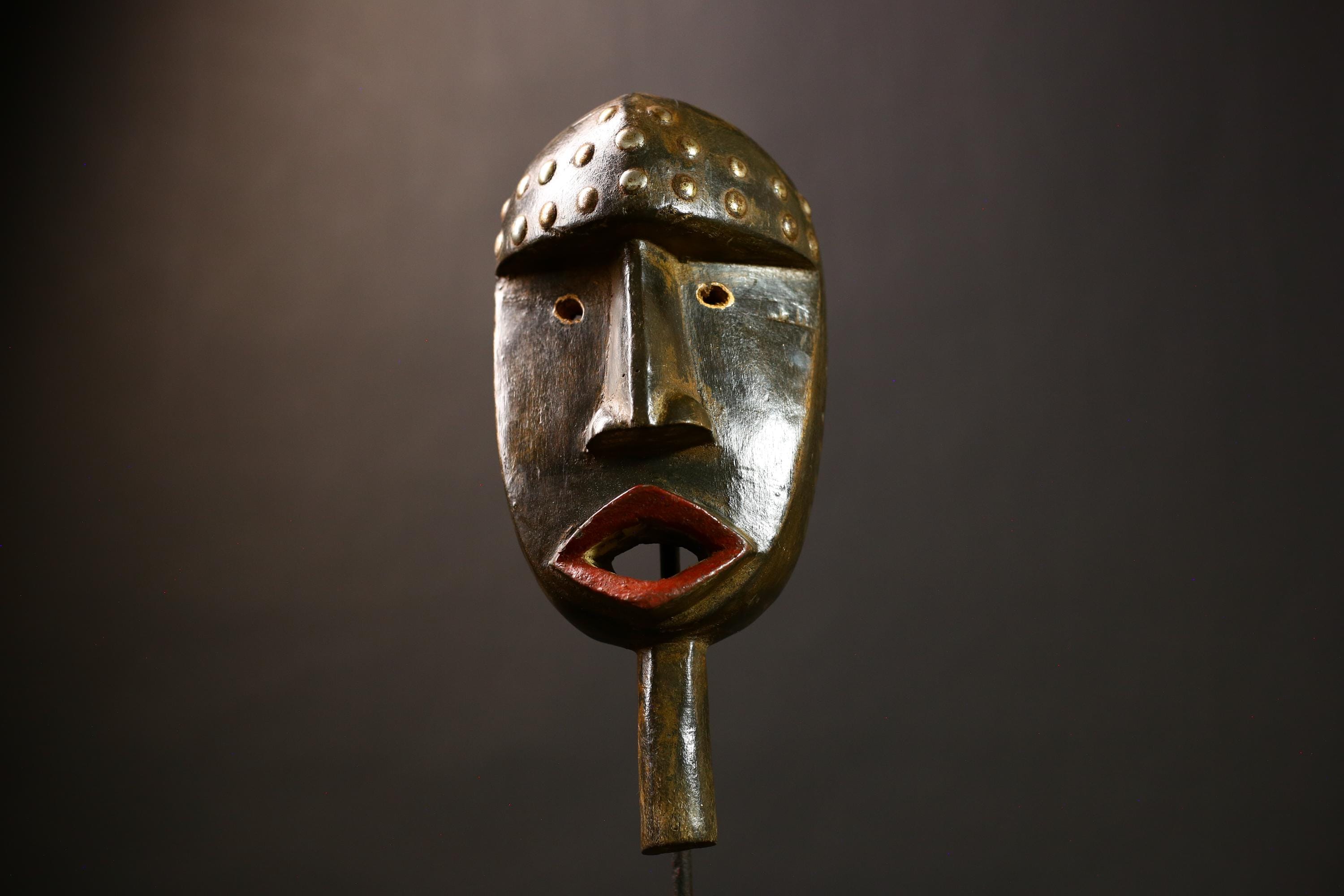 African Vintage Mask | Fang Tribe | Gabon Traditional Style | Wooden Wall Decor | Ethnic African Mask | Authentic Cultural Hanging-G4572