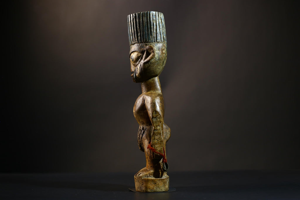 African Yoruba Figure from Nigeria Abeokuta Region Lagos Authentic Art-G4729