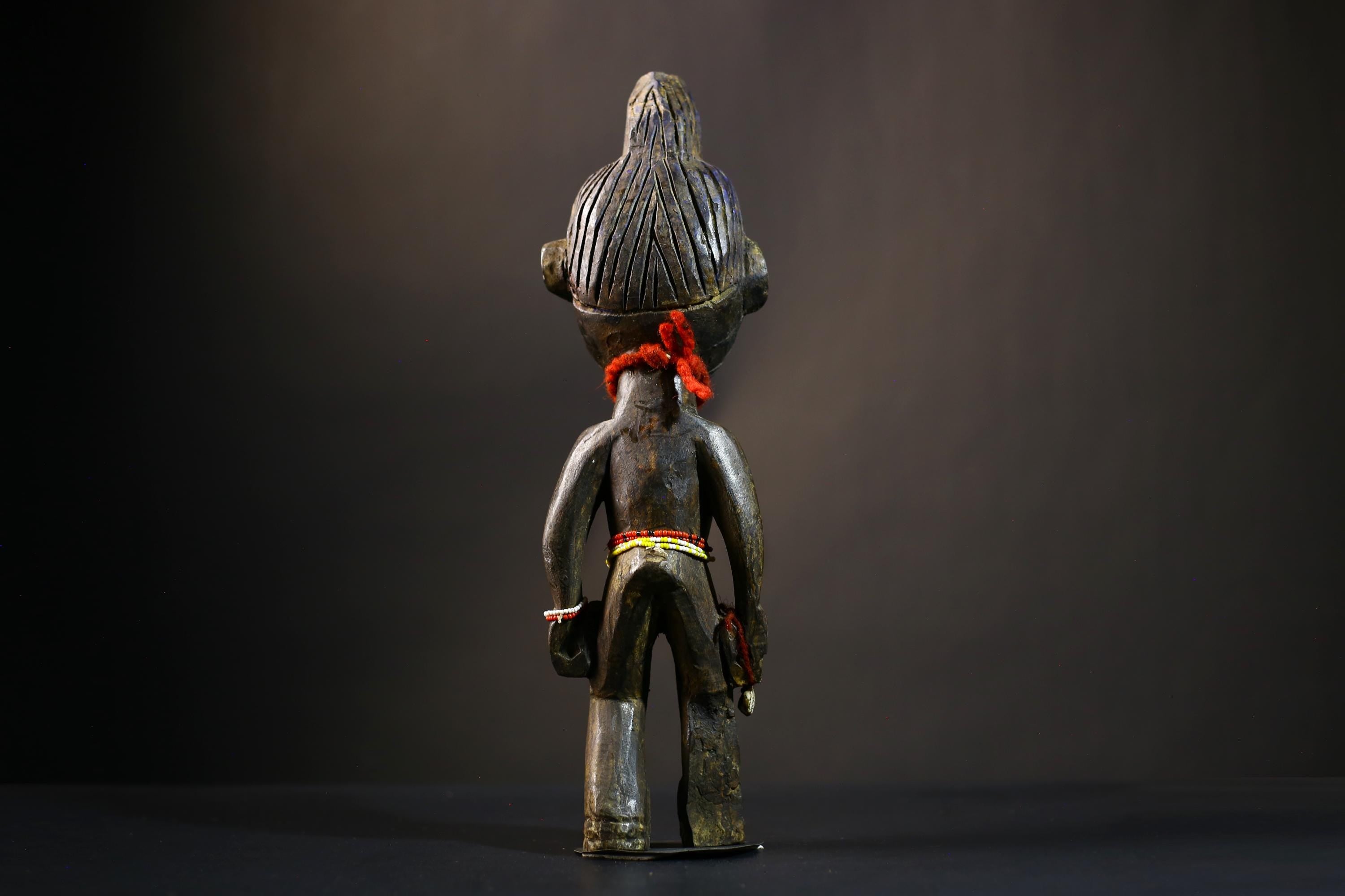 African Yoruba Figure | Authentic Art from Nigeria | Abeokuta Region | Unique Tribal Decor | Handcrafted Cultural Sculpture-G4730