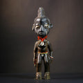 African Yoruba Figure | Authentic Art from Nigeria | Abeokuta Region | Unique Tribal Decor | Handcrafted Cultural Sculpture-G4730