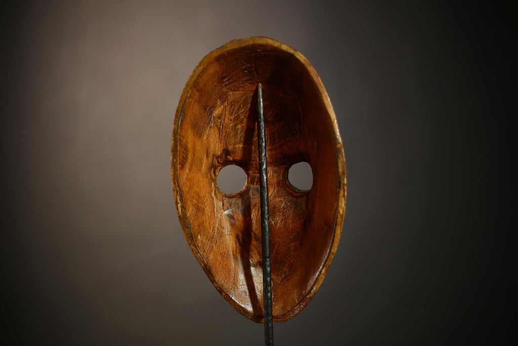 African Hand-Carved Tribal Masks | Unique Wall Art | Ethnic Home Decor | Dan Style Wood Craft | Cultural Gift Ideas   -G4597