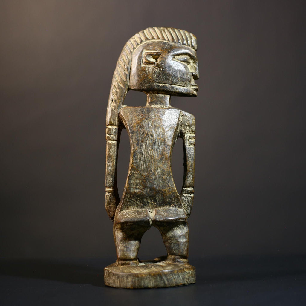 African Mami Wata Figure | Ewe Mermaid Art | Unique Togo Sculpture | Handcrafted Decoration | Cultural Home Accent-G4752