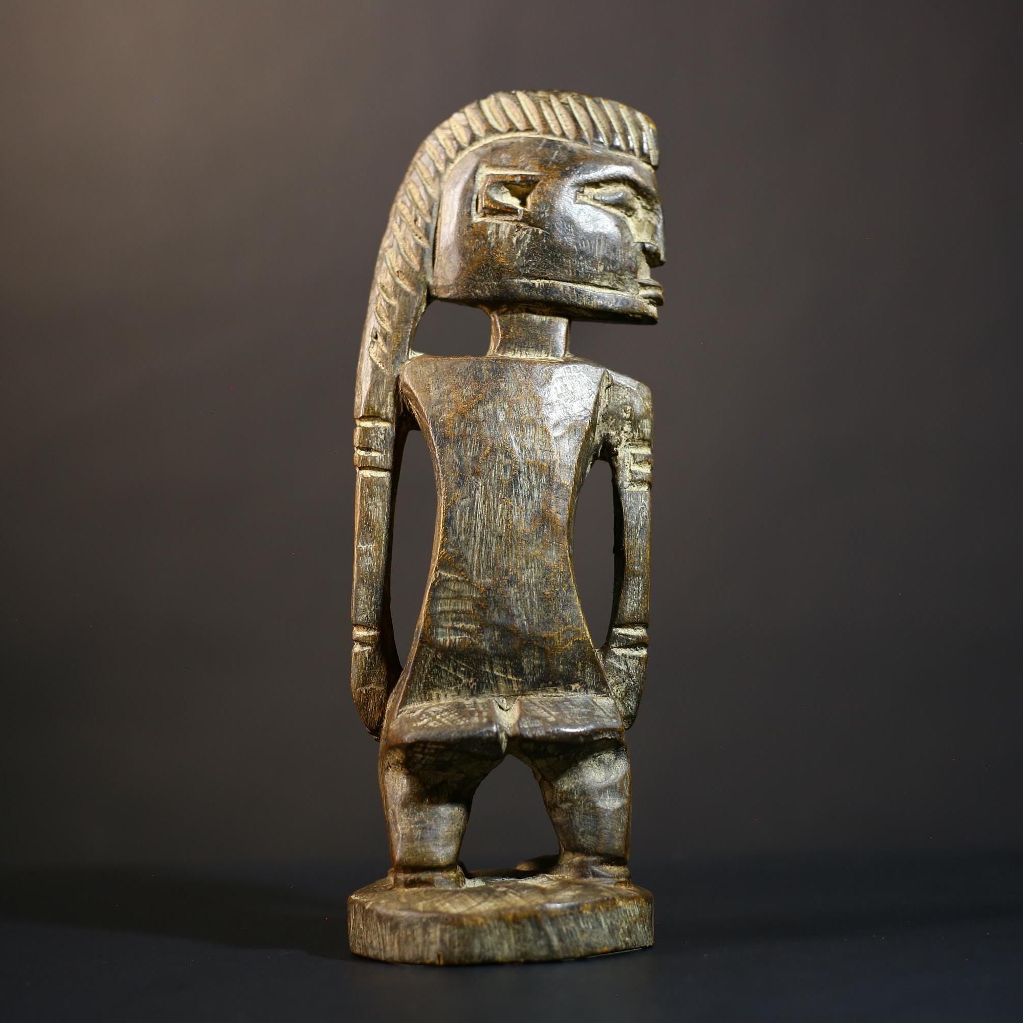 African Mami Wata Figure | Ewe Mermaid Art | Unique Togo Sculpture | Handcrafted Decoration | Cultural Home Accent-G4752