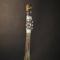 African Yoruba Flywhisk | Handmade Nigerian Tribal Art | Unique Ceremonial Ritual Item | Authentic Artisan Craft-G4747