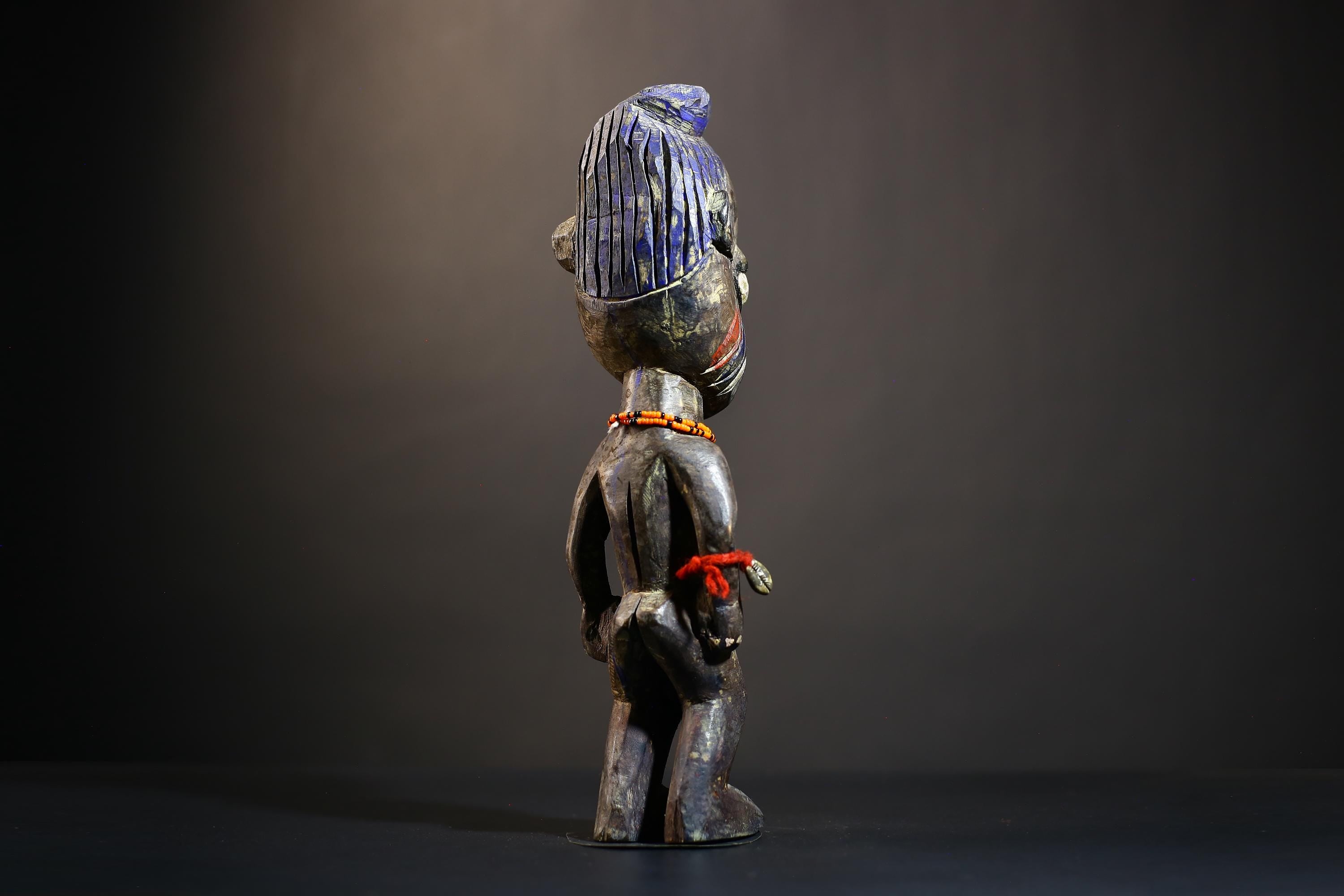 African Yoruba Ibeji Twin Figure | Saki Oyo Style Art | Unique Collectible Statue | Cultural Decor for Home or Gallery-G4770