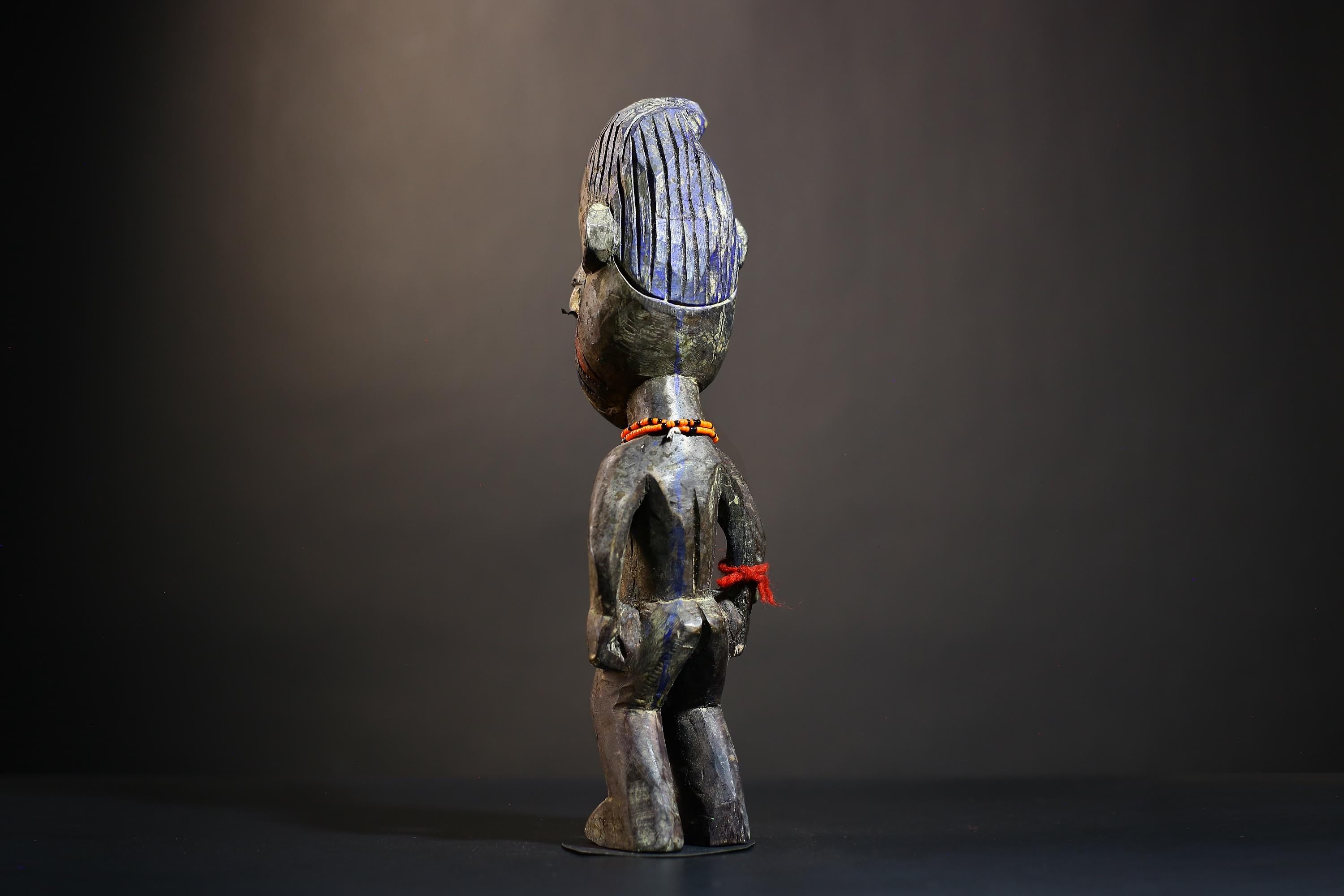 African Yoruba Ibeji Twin Figure | Saki Oyo Style Art | Unique Collectible Statue | Cultural Decor for Home or Gallery-G4770