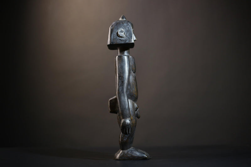 African Songo Decor Sculpture | Vintage Tribal Charm | Unique Handcrafted Art | Cultural Home Accent for Collectors-G4768