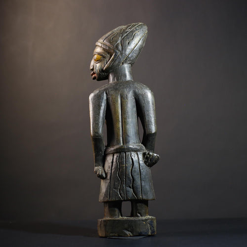 African Buyu Slave Figurine | Unique Tribal Art Piece | Handcrafted Decor | Cultural Collectible | Congo Zambia Heritage Gift -G4761