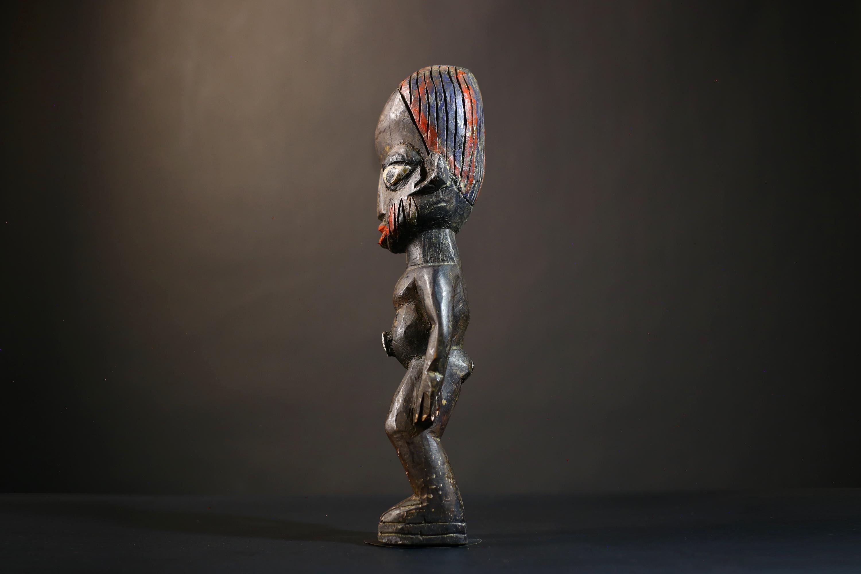 African Yoruba Male Twin Statue | Ibeji Figure | Traditional Art Sculpture | Saki Oyo Craft | Unique Home Decor Piece-G4783