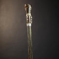 African Traditional Fly Whisk Handmade Straw | Tribal Ceremonial Decor | Unique Cultural Accent | Artisan Home Decoration Piece-G4777